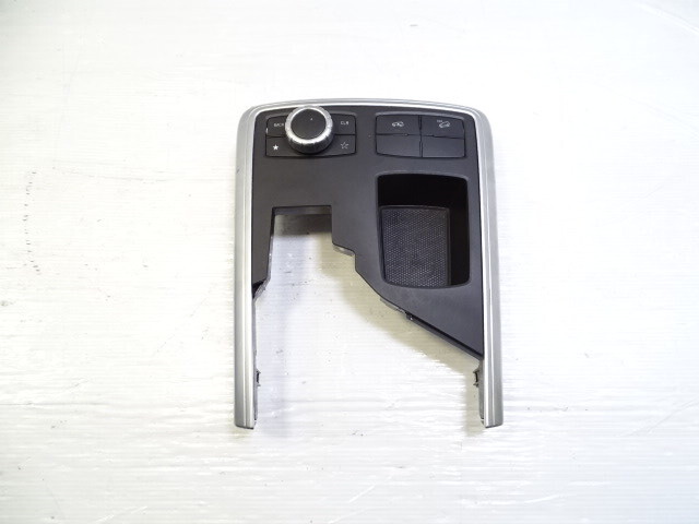13 Mercedes X166 GL450 trim center console bezel tray, w/switches 1666802817 1669051551 black