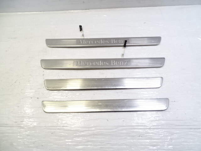 13 Mercedes X166 GL450 trim set, illuminated door step sill scuff plate, 1666801235, 1666860736