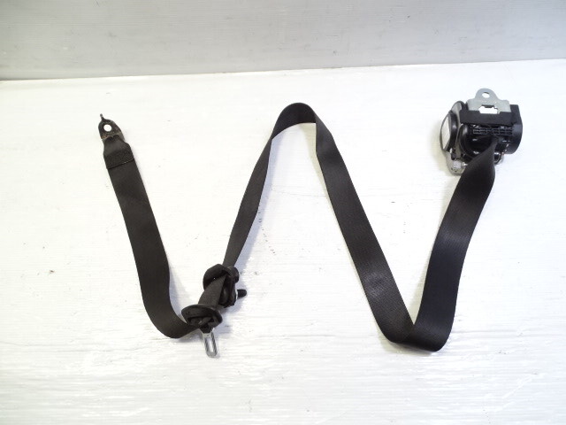13 Mercedes X166 GL450 seat belt, left rear, 3rd row, black, 1668601786