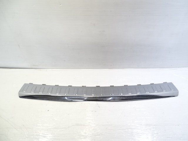 13 Mercedes X166 GL450 trim rear bumper protective sill guard chrome 1668840190