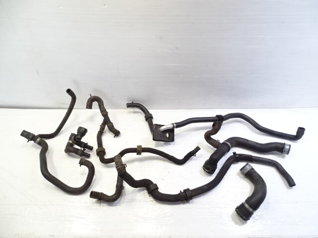 13 Mercedes X166 GL450 hose set, for engine coolant radiator, 1665008575