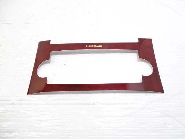 11 Lexus LS460 trim, radio surround bezel wood
