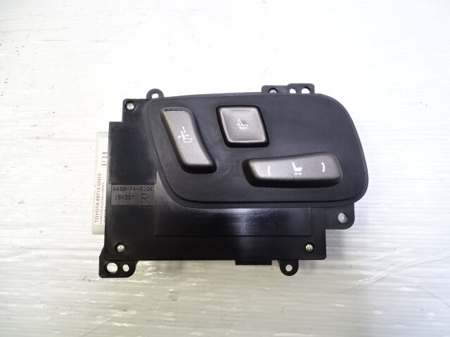 11 Lexus LS460 switch, seat adjust, right front, black 89713-50310