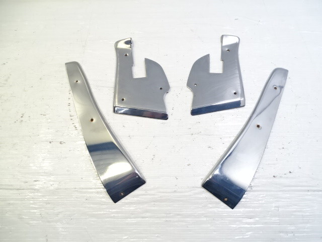 85 Mercedes R107 380SL trim set, door edge chrome covers, left / right