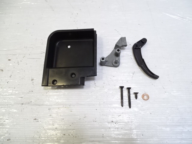 85 Mercedes R107 380SL hood release handle w/trim 1078870227