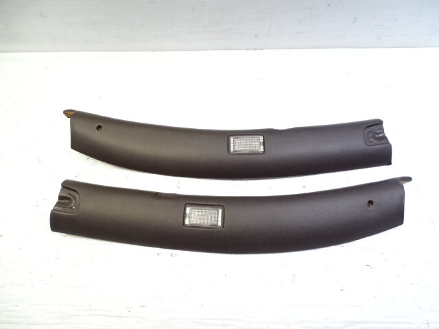 85 Mercedes R107 380SL trim set, interior, headliner sunvisor area, brown