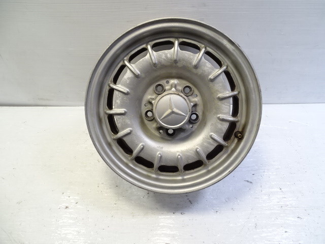 85 Mercedes R107 380SL wheel, 6x14 1264001902 ET30 silver