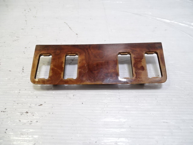 79 Mercedes W123 300CD trim, switch bezel surround 4 button burlwood