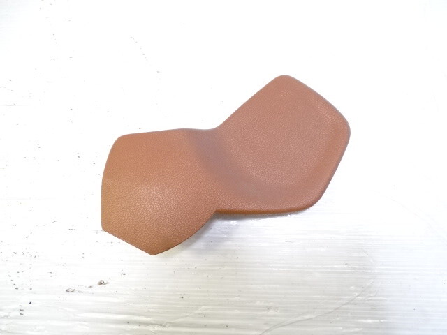 79 Mercedes W123 300CD trim, seat belt buckle cover panel, right, 1239182530 palomino Coupe