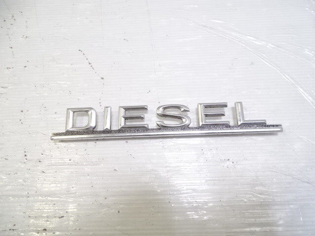 79 Mercedes W123 300CD emblem, on trunk diesel, 1298170015