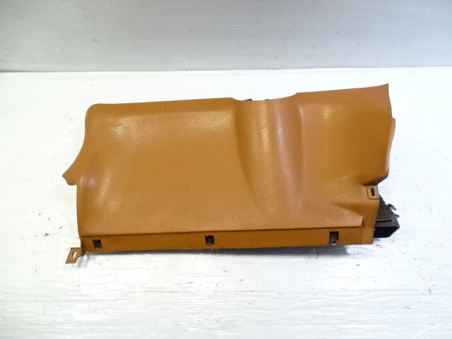 79 Mercedes W123 300CD trim, knee bolster, left 1236800917 palomino