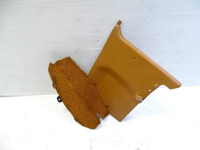 79 Mercedes W123 300CD trim, foot rest panel, palomino 1239760060