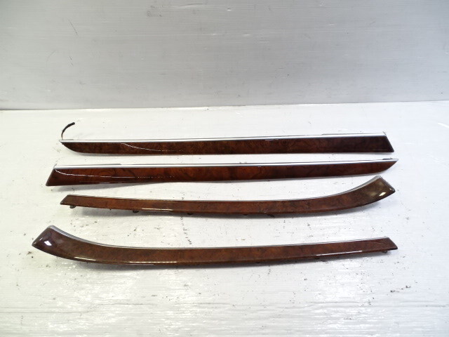 14 Mercedes W222 S550 trim set door panel upper wood moldings 2227200022 2227300080