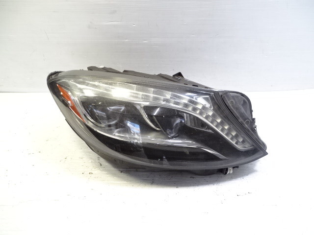 14 Mercedes W222 S550 lamp, headlight, right, 1305236945