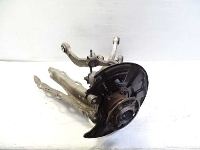 14 Mercedes W222 S550 spindle, hub knuckle, right rear, w/control arms 2223501041