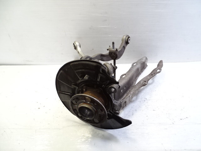 14 Mercedes W222 S550 spindle, hub knuckle, left rear, w/control arms 2223570008, 2223500941