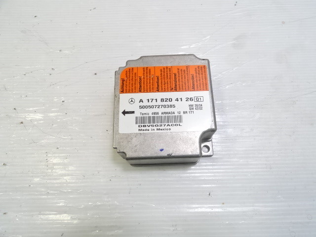 Mercedes R171 SLK280 module, impact crash sensor srs, 1718204126