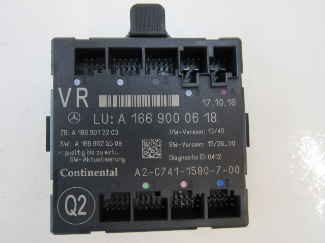 Mercedes X166 GLS63 GLS450 module, door control, right front 1669000618