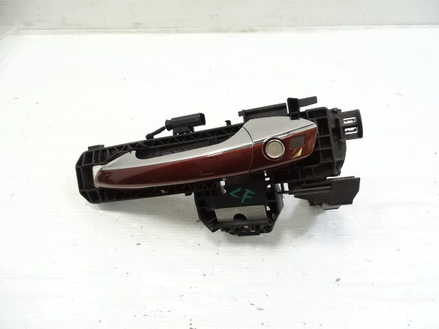 Mercedes X166 GL450 door handle, exterior, left front, keyless, 2047660505, vermillion metallic