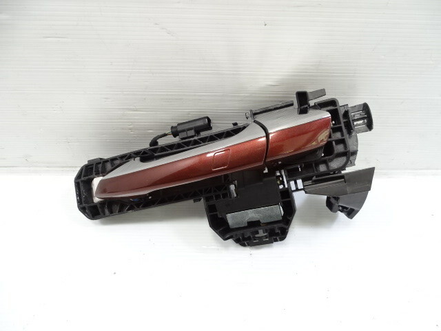 Mercedes X166 GL450 door handle, exterior, left rear, keyless, 2047660705, vermillion metallic