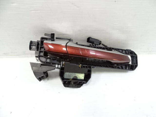 Mercedes X166 GL450 door handle, exterior, right rear, keyless, 2047660805, vermillion metallic