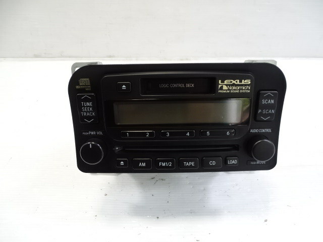 Lexus LX470 head unit, cd player, radio, cassette 86120-60382, Nakamichi