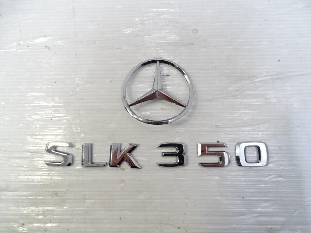 Mercedes R172 SLK350 SLK250 emblem, on trunk OEM SLK 350