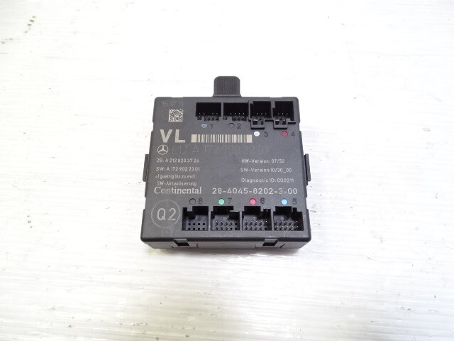 Mercedes R172 SLK350 SLK250 module, door control, left 2129002201