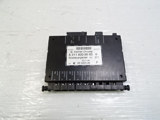 Mercedes W209 CLK55 module, seat control, left front, 2118208985