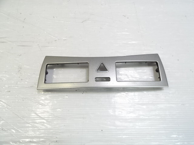 Mercedes W209 CLK55 trim, center console hazard bezel surround, silver