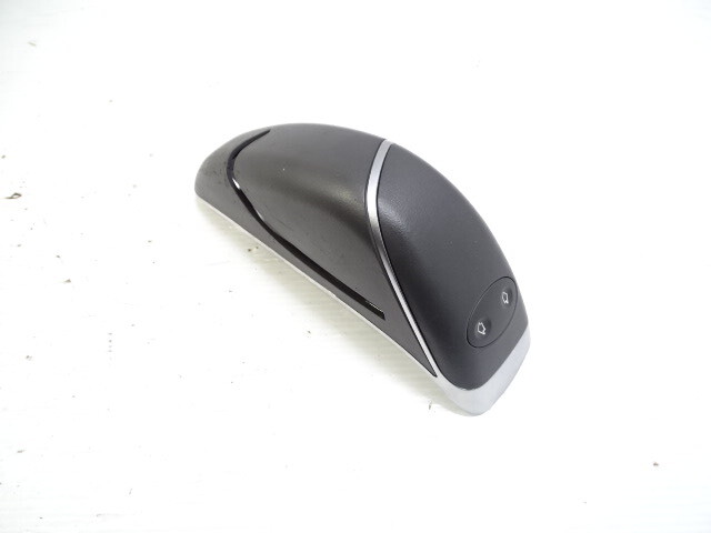 Mercedes R230 SL55 SL500 trim, w/ seat back recline switch, right dark gray 2309130411