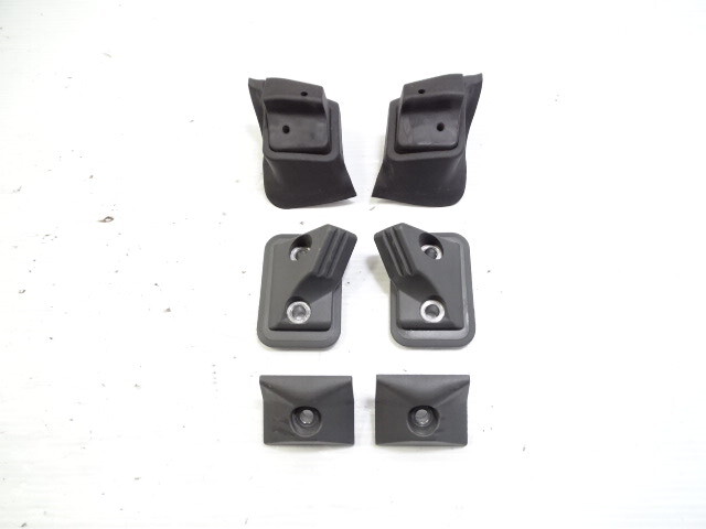 Mercedes R230 SL55 SL500 trunk lid striker stop adjuster set, 2307570203, 2307570103 black/gray