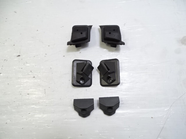 Mercedes R230 SL55 SL500 trunk lid striker stop adjuster set, 2307500126, 2307500226 black/gray