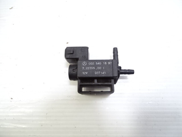 Mercedes R230 SL55 SL500 vacuum solenoid valve egr change over, 0025401897