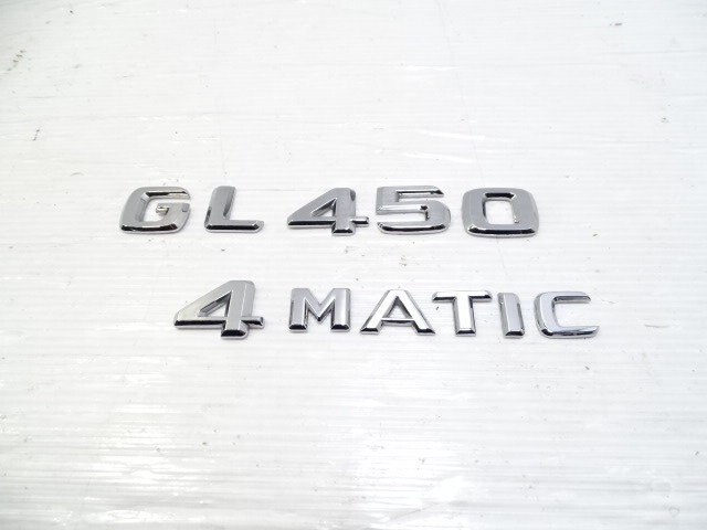 Mercedes X166 GL450 emblem set, on trunk lid GL450 4Matic