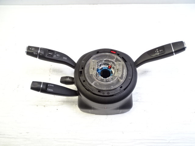 Mercedes X166 GL450 switch, steering column turn signal wiper, 1669009600, black