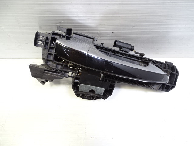 Mercedes X166 GL450 door handle, exterior, right rear, keyless, 2047602434 black 040U