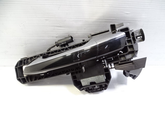 Mercedes X166 GL450 door handle, exterior, left rear, keyless, 2047602534 black 040U