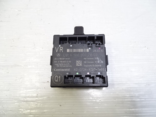 Mercedes X166 GL450 module, door, right front, 1669007609