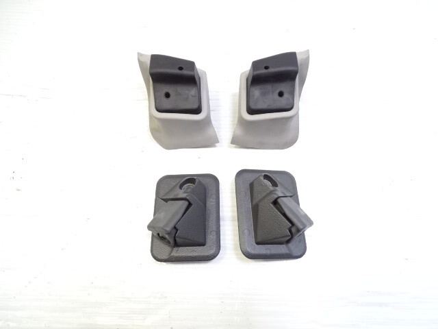 Mercedes R230 SL550 trunk lid striker stop adjuster set, 2307500126, 2307500226 alpaca gray