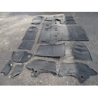 2000 Mercedes W463 G500 carpet set, interior floor, black 2000 Mercedes W463 G500 carpet set, interior floor, black