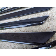 12 Mercedes W212 E550 door wood trim set, ash black 2127200522 2127200622