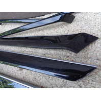 12 Mercedes W212 E550 door wood trim set, ash black 2127200522 2127200622