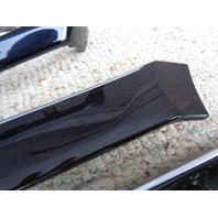12 Mercedes W212 E550 door wood trim set, ash black 2127200522 2127200622