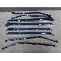 12 Mercedes W212 E550 door wood trim set, ash black 2127200522 2127200622