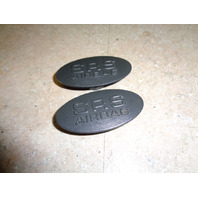 03 Mercedes R230 SL500 trim set, oval door panel covers, dark gray 038152043