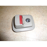 03 Mercedes R230 SL500 luggage seat belt clip buckle, rear 2308600096 alpaca gray