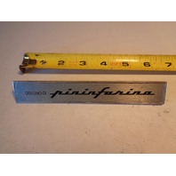Ferrari 348 308 328 emblem, Designo Di Pininfarina logo side panel badge
