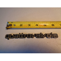 Ferrari 308 emblem quattrovalvole