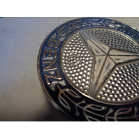 83 Mercedes R107 380SL emblem, on hood, star, 107 Puc C